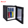 32L Home Glass Door Thermoelectric Hotel Mini bar Refrigerator